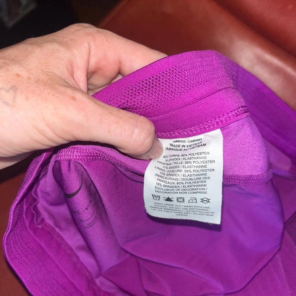 Nike Magenta Purple Aero Swift Shorts Dri Fit - Picture 3 of 5
